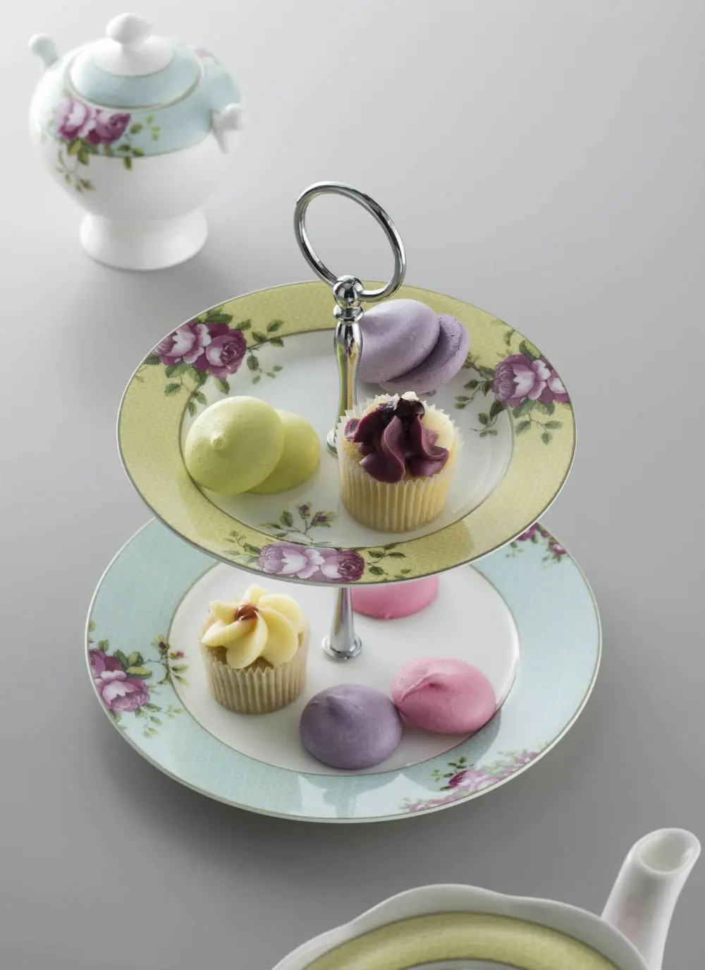 Archive Rose Two-Tier Cake Stand | Blarney